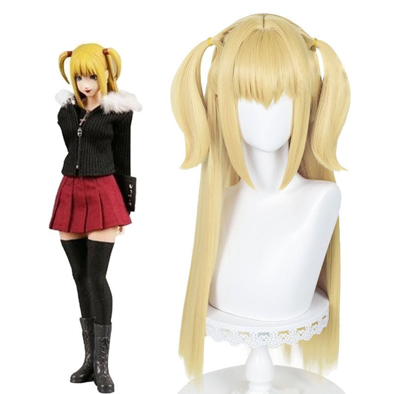 Death Note Misa Amane Blonde Halloween Cosplay Wig - lemailwigs