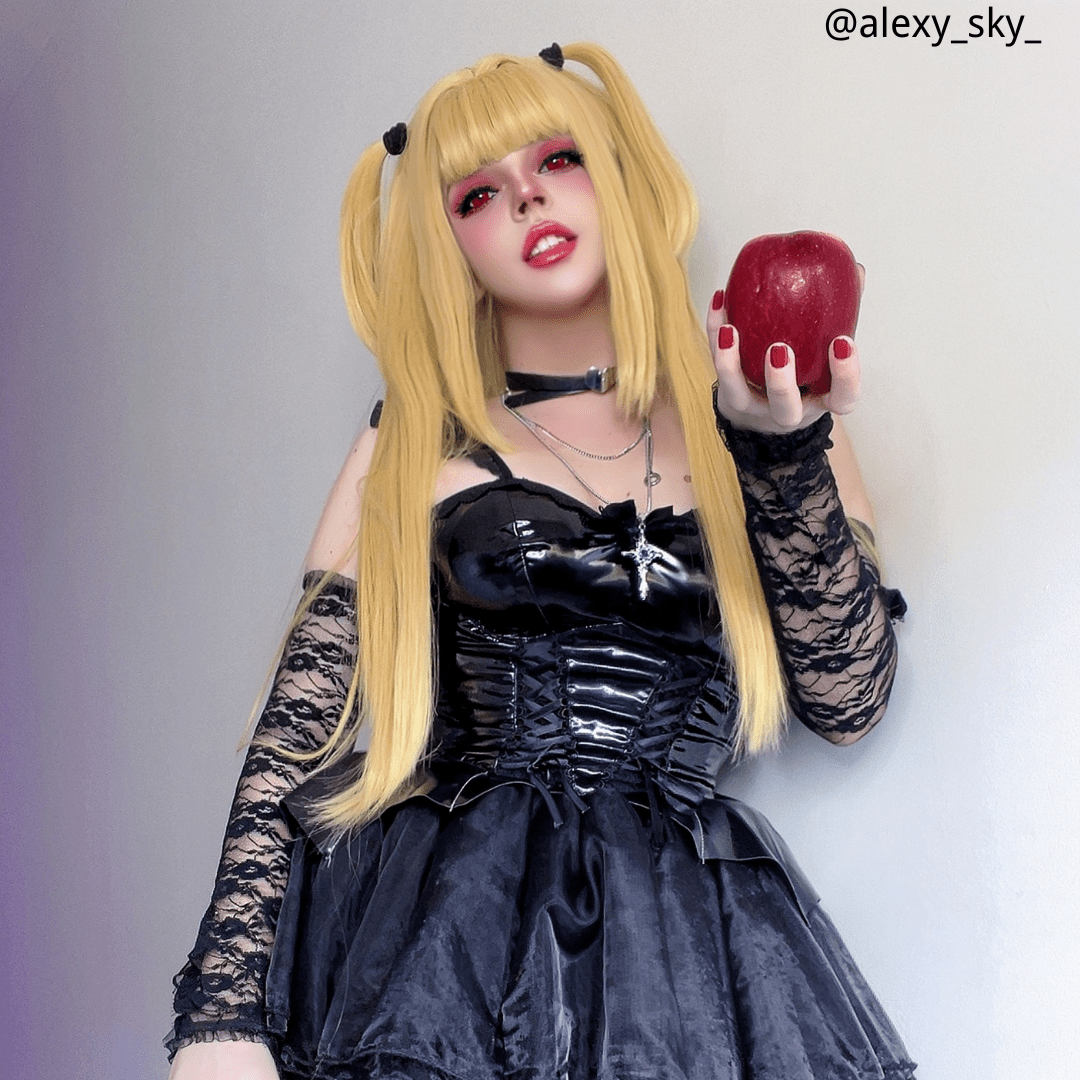 Death Note Misa Amane Blonde Halloween Cosplay Wig - lemailwigs