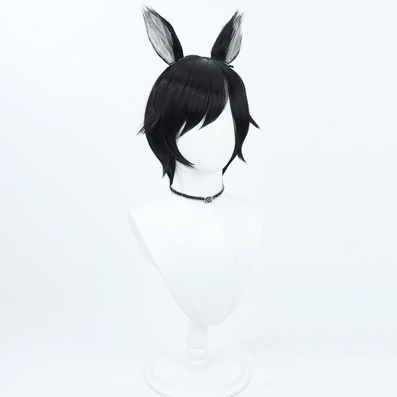 Delicious In Dungeon Izutsumi Black Cosplay Wig - lemailwigs