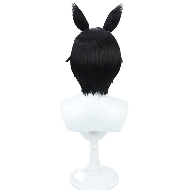 Delicious In Dungeon Izutsumi Black Cosplay Wig - lemailwigs