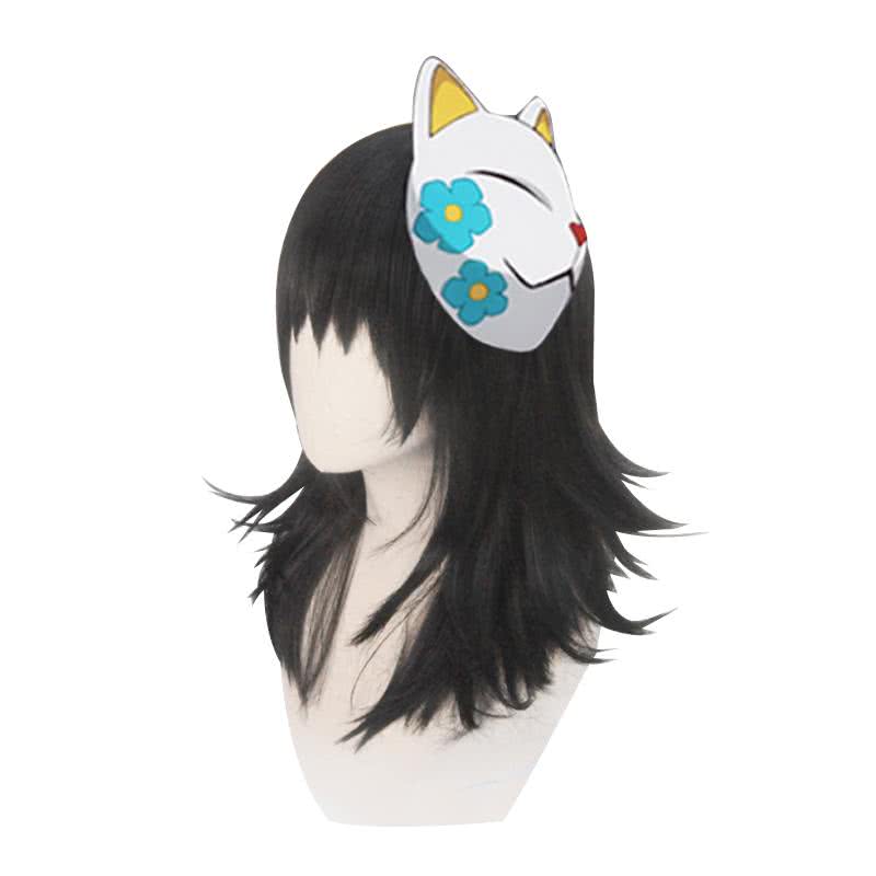 Demon Slayer / Kimetsu no Yaiba Makomo Black Cosplay Wigs - lemailwigs