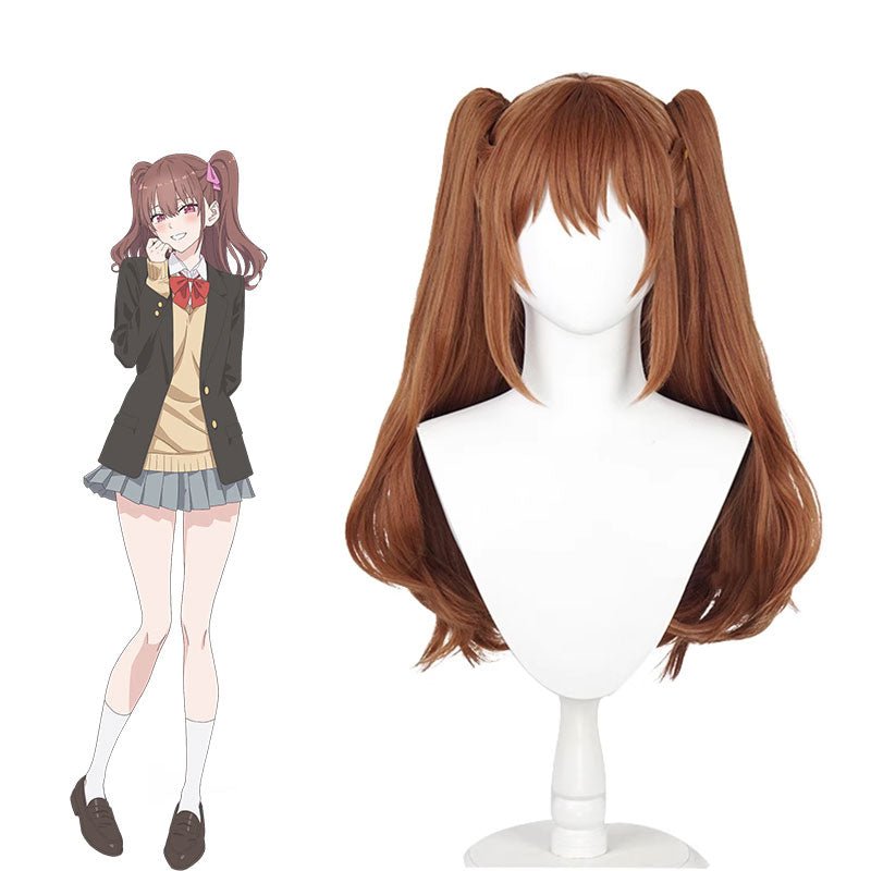 【Early bird price】2.5 Dimensional Seduction Mikari Tachibana Brown Cosplay Wig - lemailwigs