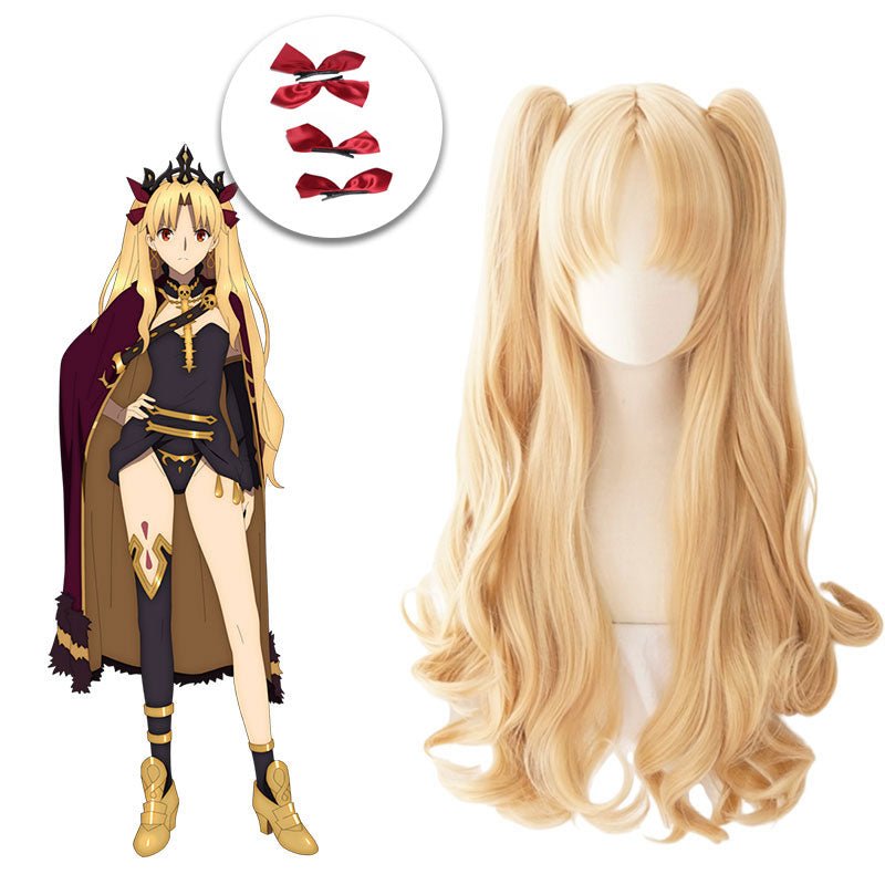 【Early bird price】FGO Fate Ereshkigal Lancer Yellow Cosplay Wig - lemailwigs