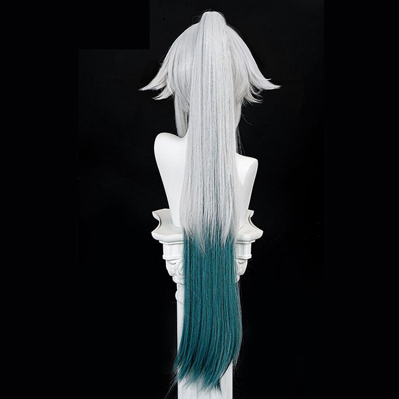 【Early Bird Price】Honkai Star Rail Feixiao White mixed Green Cosplay Wig - lemailwigs