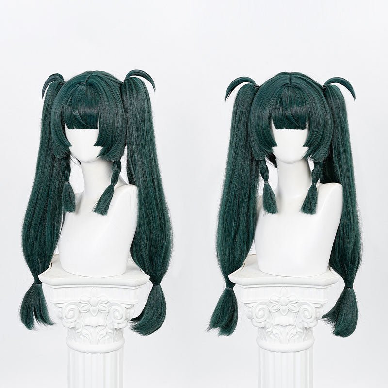 【Early Bird Price】Zenless Zone Zero Qingyi Green Long Cosplay Wig - lemailwigs