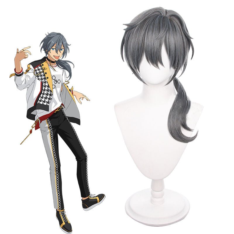 Ensemble Stars 2 Shiina Niki Grey Cosplay Wigs - lemailwigs