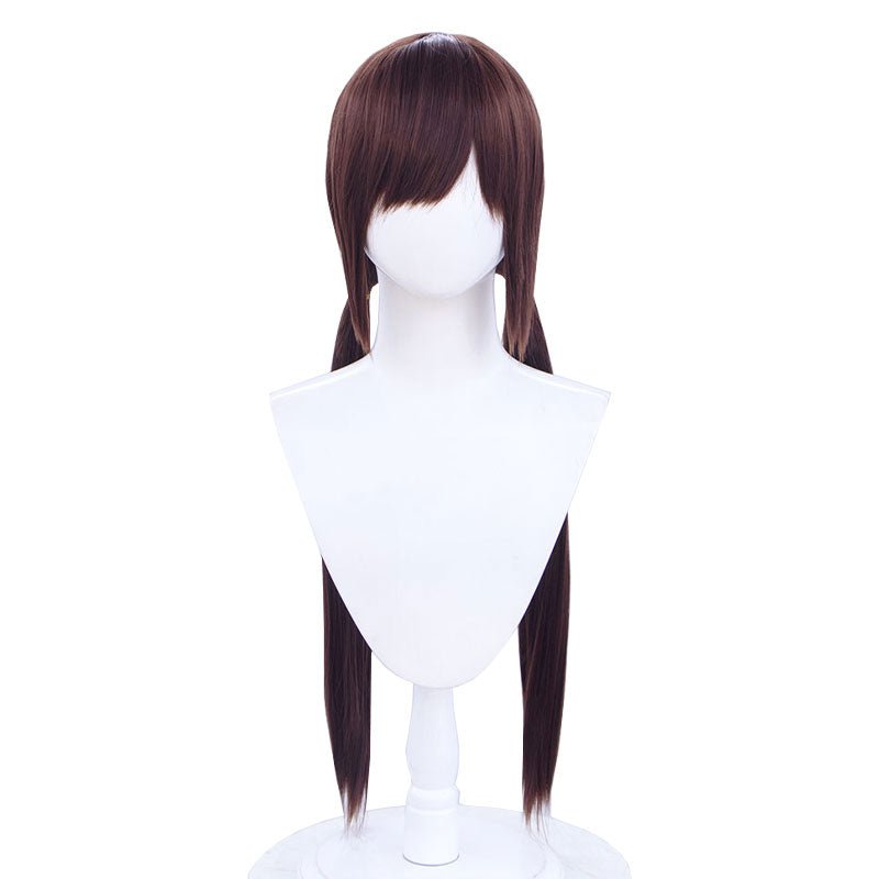 EVA Mari Illustrious Makinami Long Brown Cosplay Wig - lemailwigs