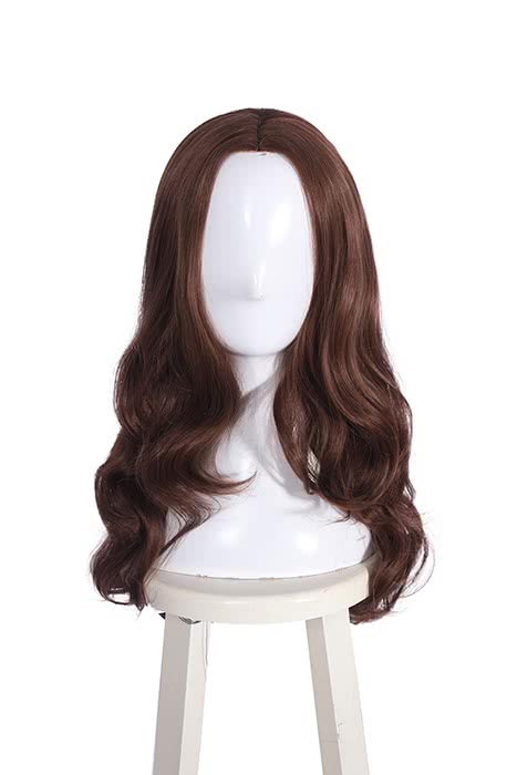 Fashion Women Hair Wigs Girls Long Brown Curly Wigs - lemailwigs