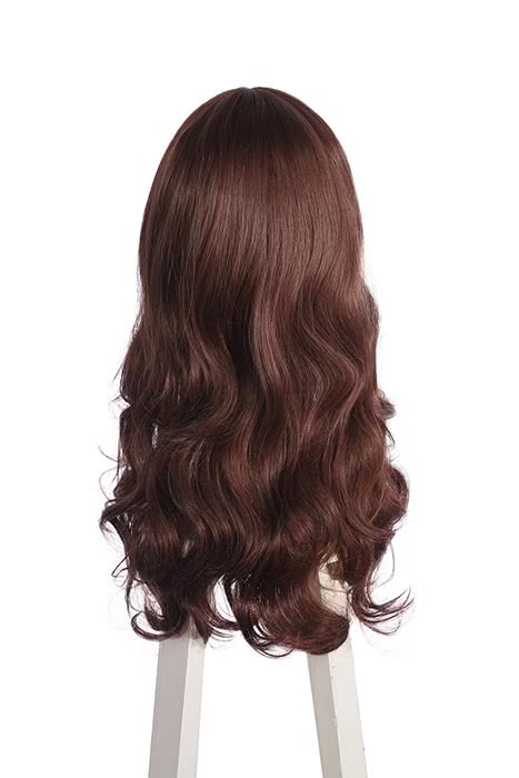 Fashion Women Hair Wigs Girls Long Brown Curly Wigs - lemailwigs