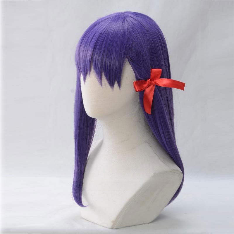 Fate Stay Night Sakura Matou Purple Cosplay Wig - lemailwigs