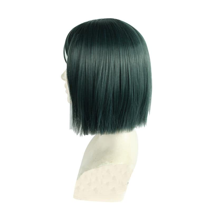 Fate/Grand Order Waver Velvet Short Straight Deep Green Bob Cosplay Wigs - lemailwigs