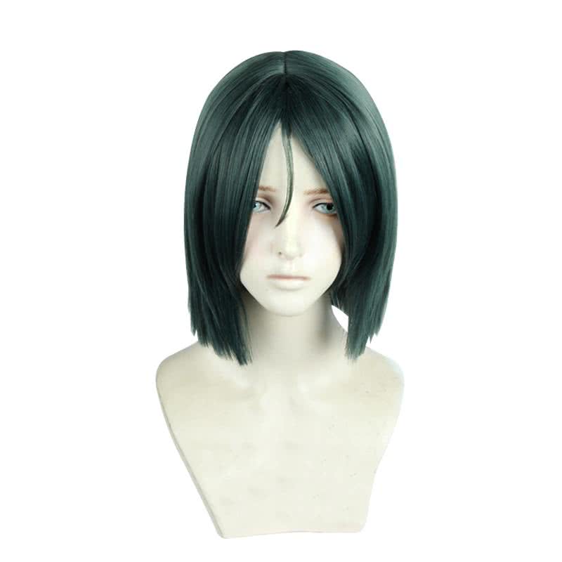 Fate/Grand Order Waver Velvet Short Straight Deep Green Bob Cosplay Wigs - lemailwigs