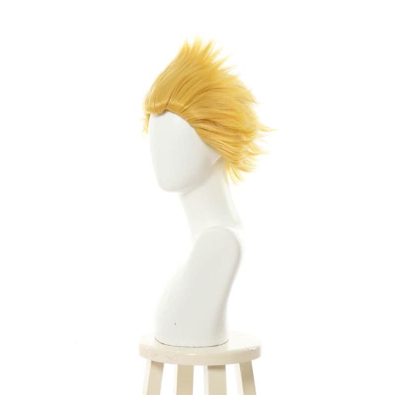Fate/stay night Blonde Short Styled Synthetic Hair Curly Cosplay Wigs - lemailwigs