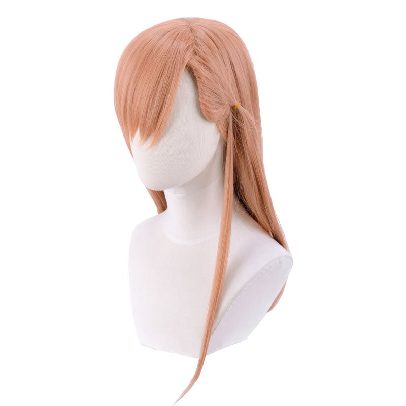 FF14 Ryne Waters Long Orange Straight Cosplay Wig - lemailwigs