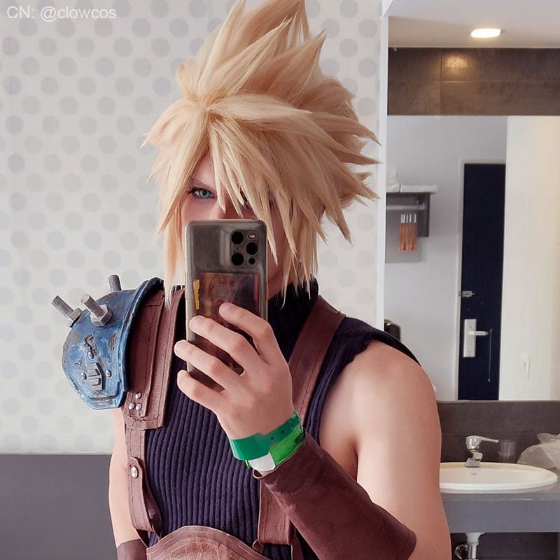 Final Fantasy VII Remake Cloud Strife Cosplay Wig - lemailwigs