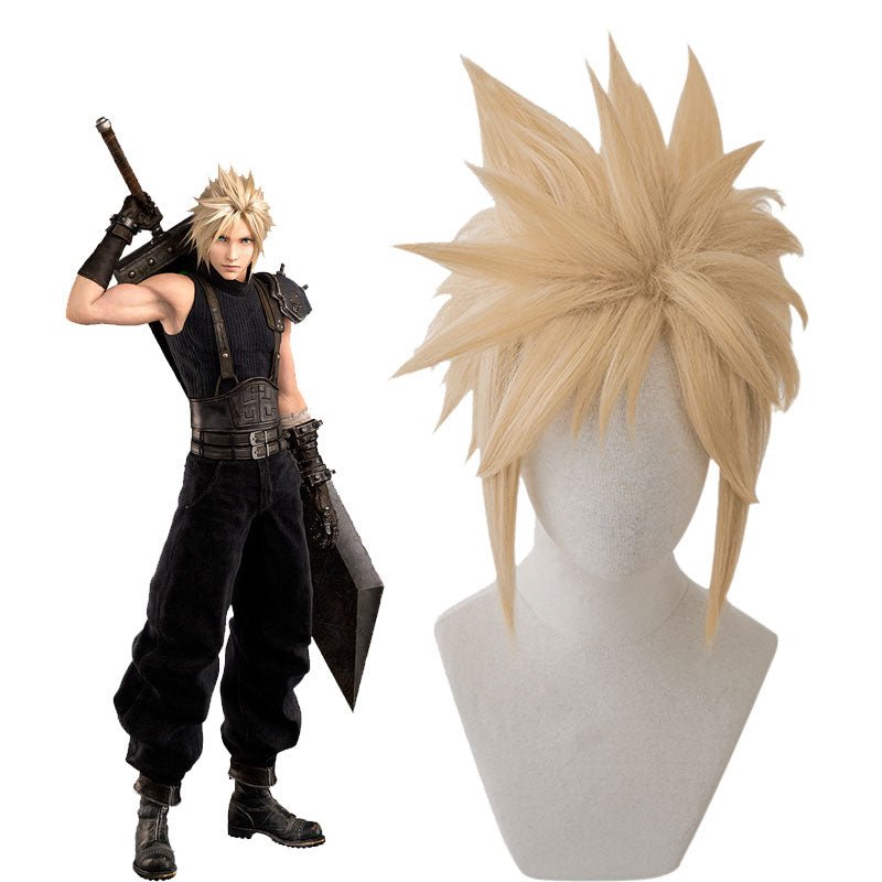 Final Fantasy VII Remake Cloud Strife Cosplay Wig - lemailwigs