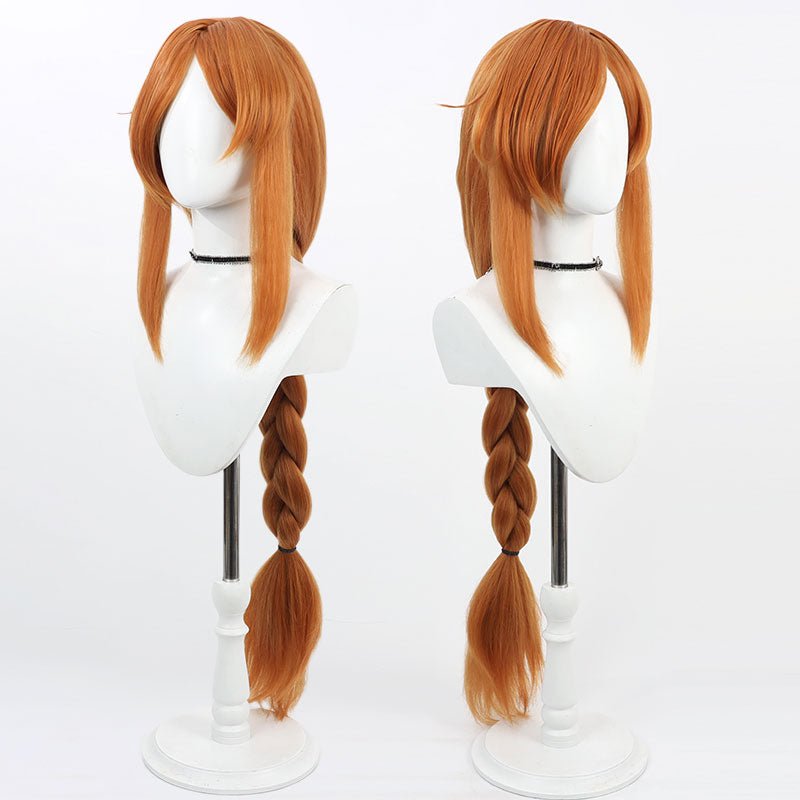 Frieren: Beyond Journey's End Flamme Orange Long Cosplay Wigs - lemailwigs