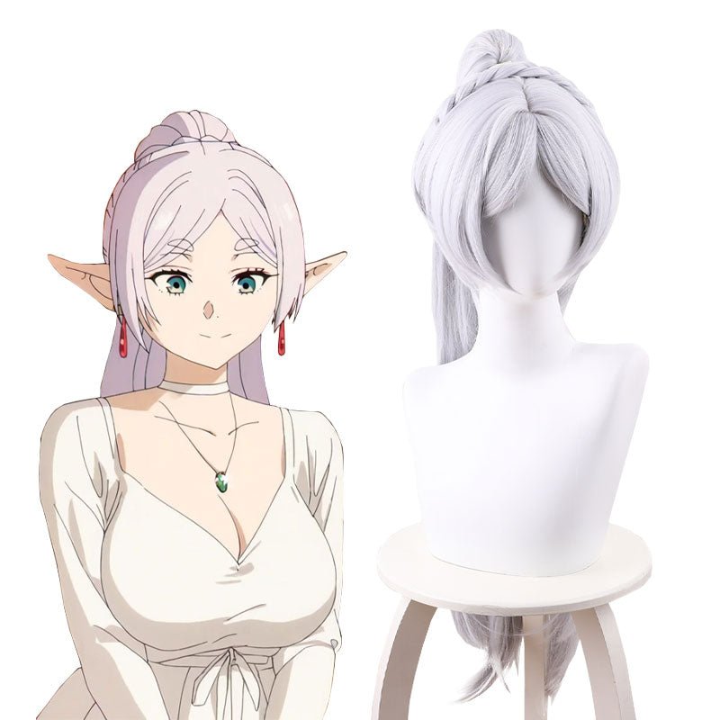 Frieren: Beyond Journey's End Frieren Ponytail Cosplay Wig - lemailwigs