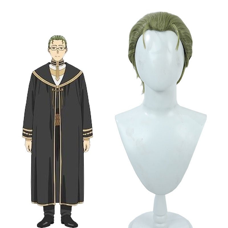 Frieren: Beyond Journey's End Heiter Short Green Cosplay Wig - lemailwigs