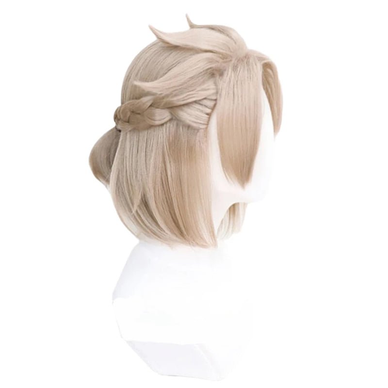 Game Genshin Impact Albedo Short Light Brown Men Cosplay Wigs - lemailwigs