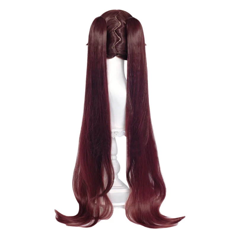 Game Genshin Impact Hu Tao Hutao Cosplay Wigs Dark Brown - lemailwigs