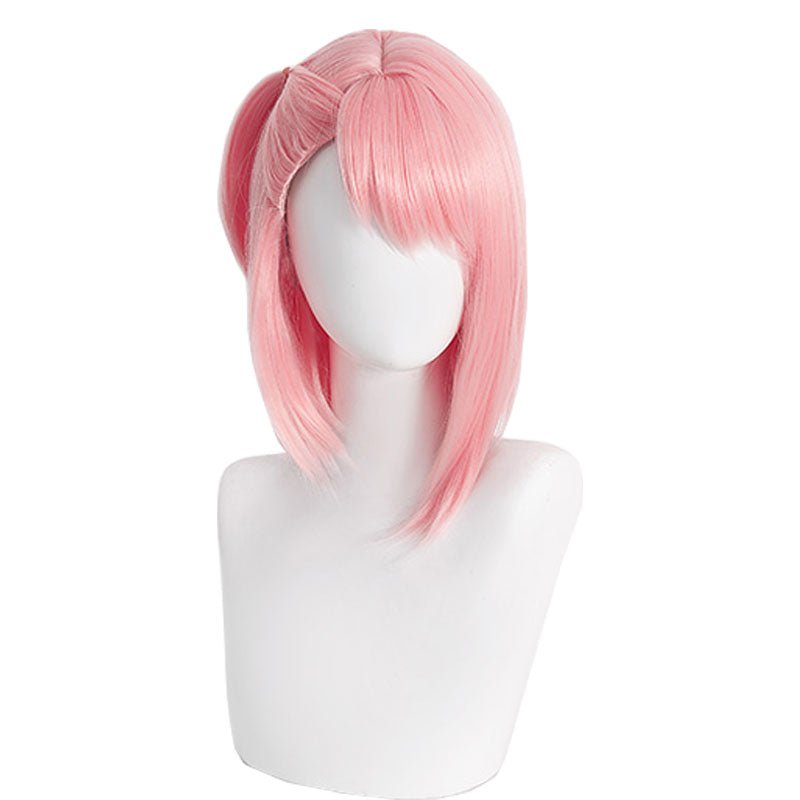 Genshin Impact Charlotte Short Pink Cosplay Wig - lemailwigs