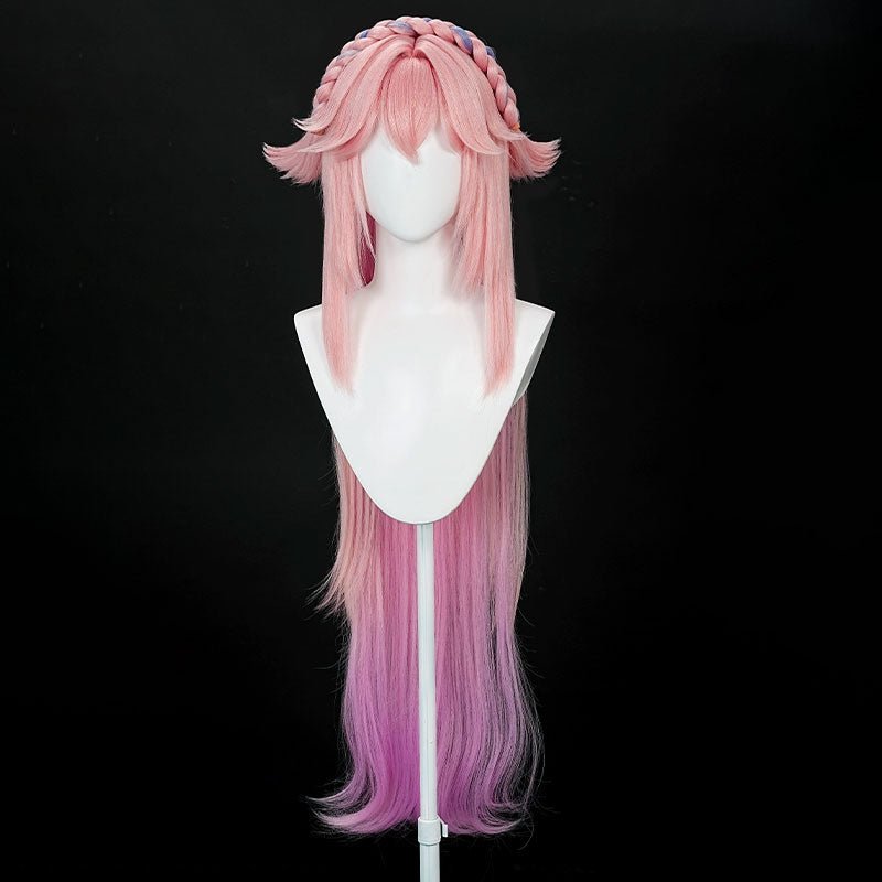 Genshin Impact Douyin Yae Miko Tiktok Cosplay Wig - lemailwigs