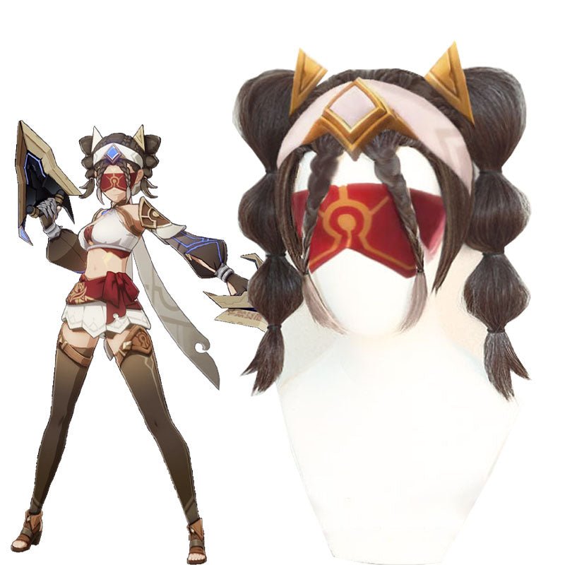 Genshin Impact Eremite Desert Clearwater Cosplay Wigs - lemailwigs