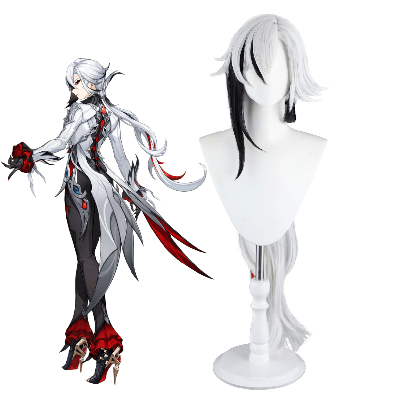 Genshin Impact Fatui Arlecchino Long Cosplay Wig - lemailwigs