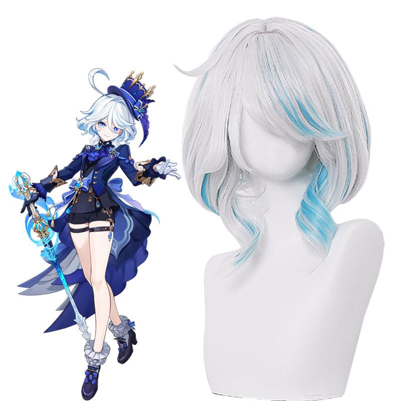 Genshin Impact Fontaine Furina Cosplay Wig - lemailwigs