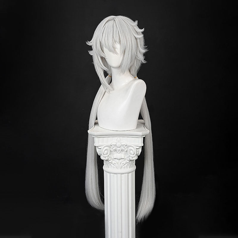 Genshin Impact Iansan White Long Cosplay Wig - lemailwigs