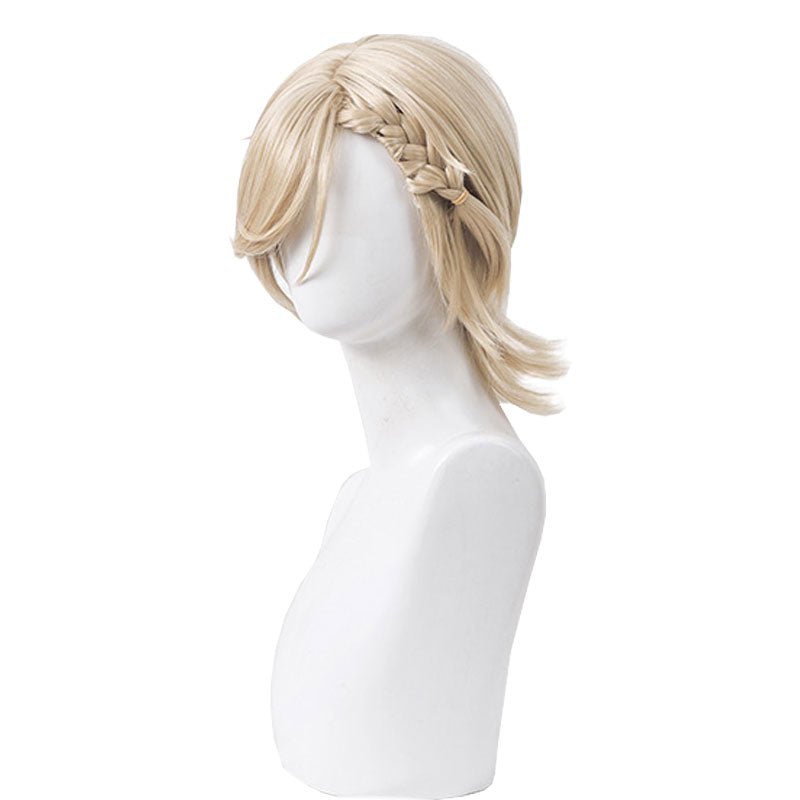 Genshin Impact Lyney Short Blonde Cosplay Wig - lemailwigs