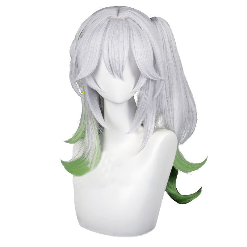 Genshin Impact Nahida And The Greater Lord Rukkhadevata Cosplay Wigs - B - lemailwigs