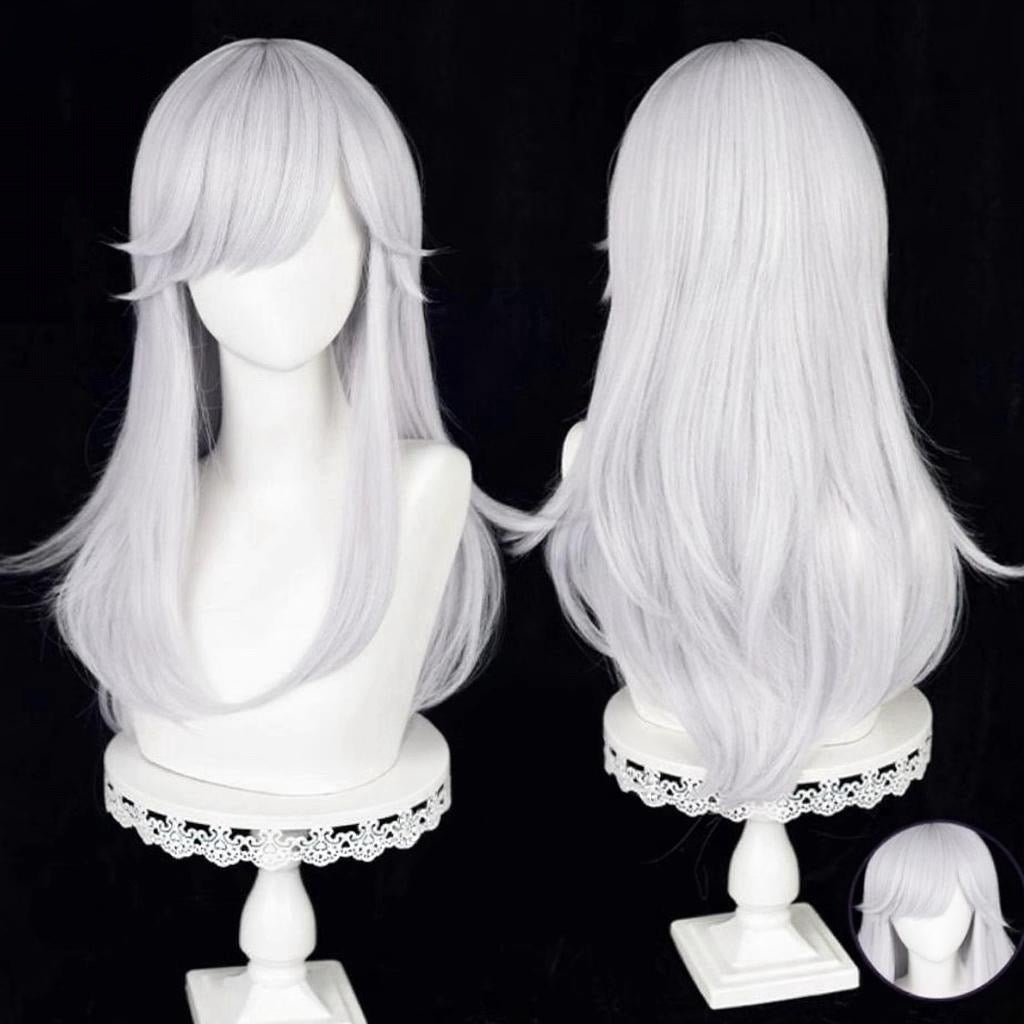 Genshin Impact Sumeru Cyno Silver Cosplay Wig - lemailwigs