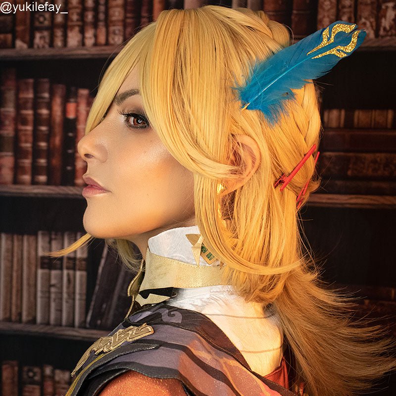 Genshin Impact Sumeru Kaveh Blonde Cosplay Wigs - lemailwigs