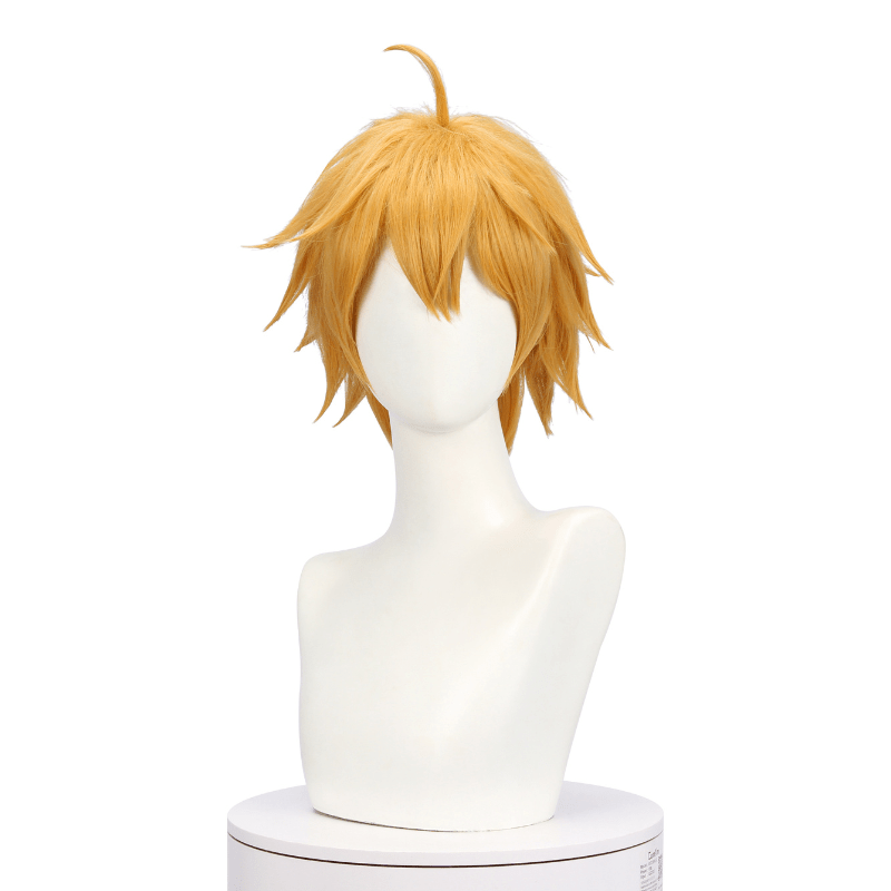 Genshin Impact Toma Yellow Short Cosplay Wig - lemailwigs