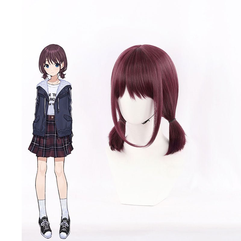 Girls Band Cry Nina Iseri Red Short Cosplay Wig - lemailwigs