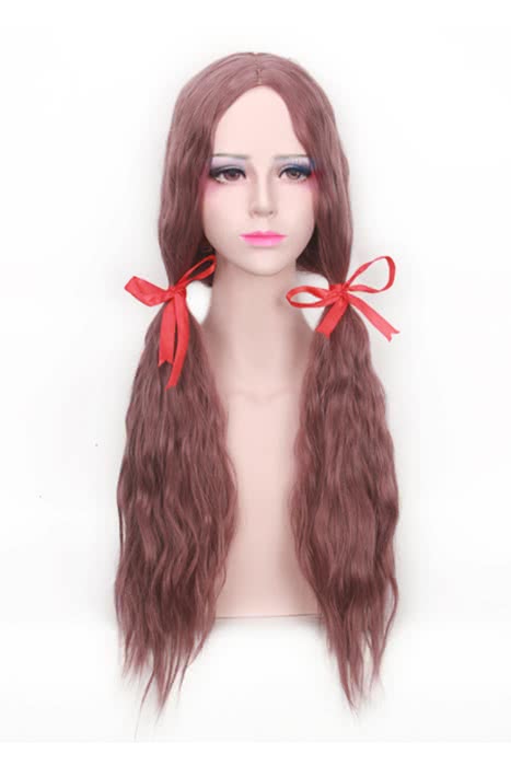Girls Fashion Long Synthetic Waved Fluffy Wigs - lemailwigs