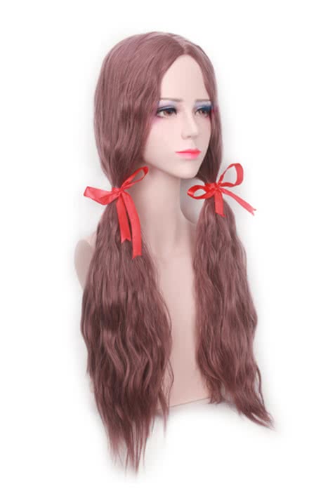 Girls Fashion Long Synthetic Waved Fluffy Wigs - lemailwigs