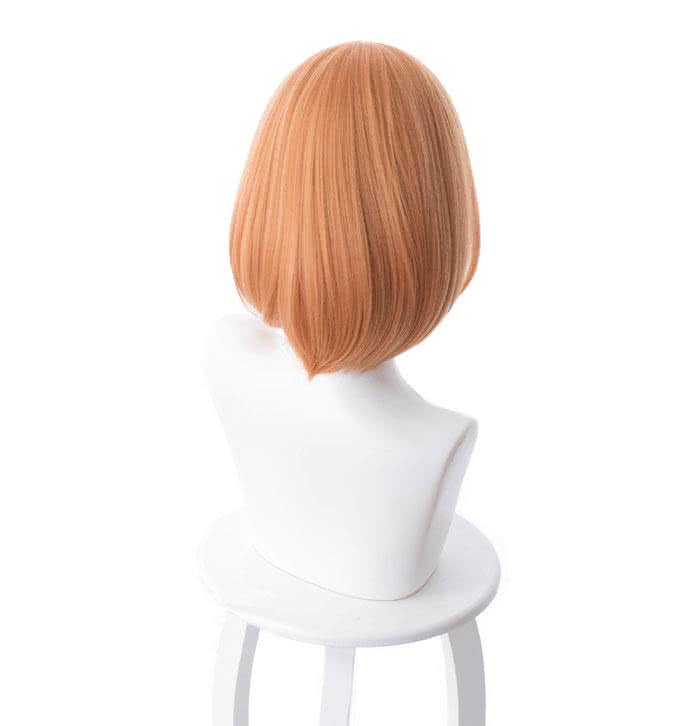 Gotoubun no Hanayome Yotsuba Nakano Short Orange Wave Cosplay Wigs - lemailwigs