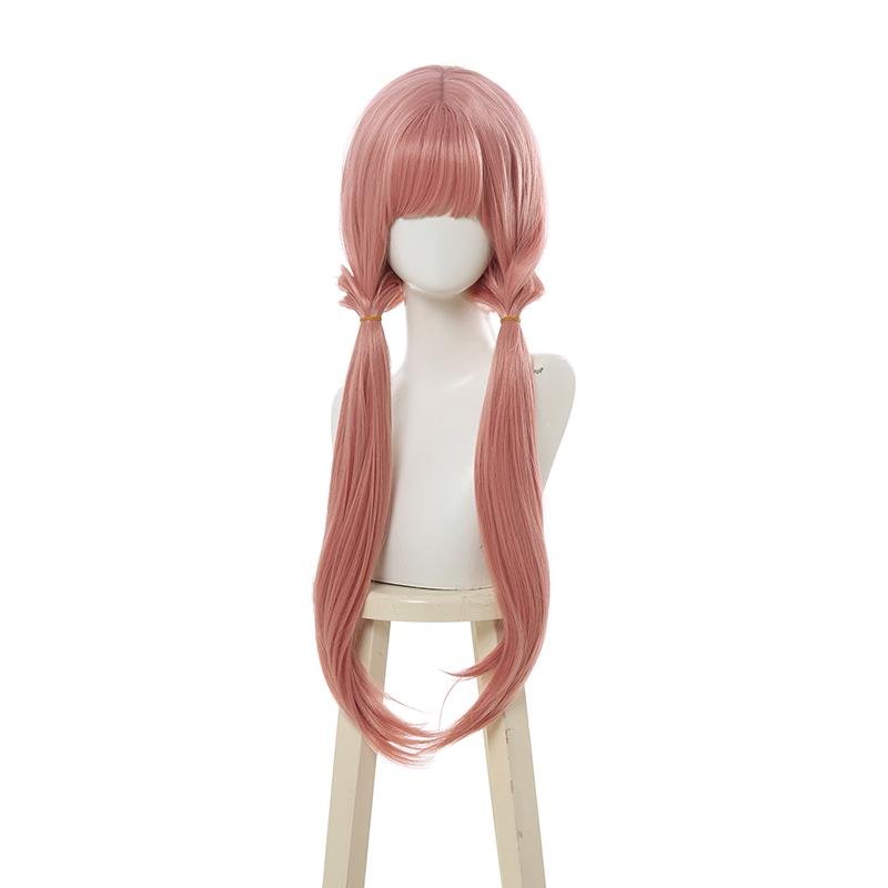 Halloween Long Pink Lolita Wigs 73cm Straight Woman Hair Cute Cosplay Wigs - lemailwigs