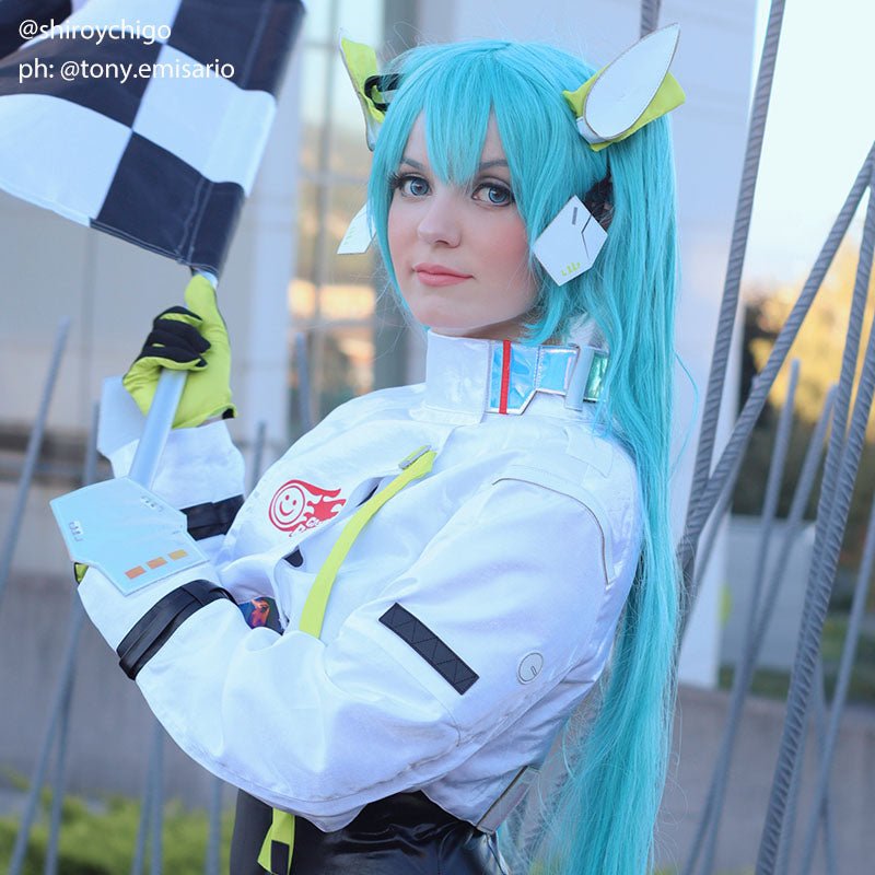 Hatsune Miku Long Blue Cosplay Wigs - A - lemailwigs