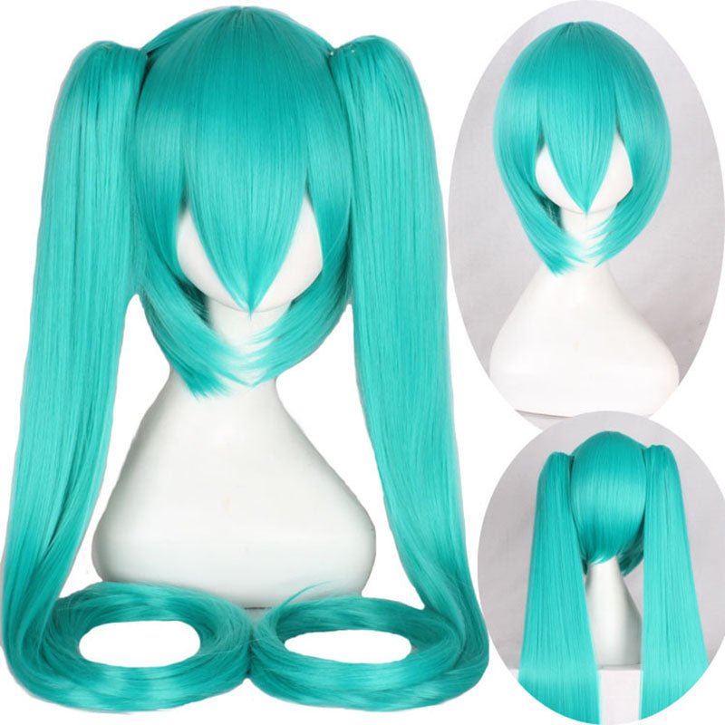 Hatsune Miku Multicolor Light Green Cosplay Wigs - K - lemailwigs