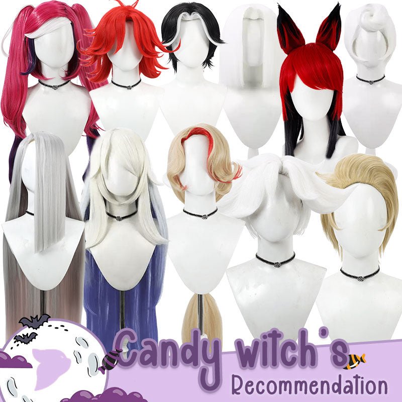 Hazbin Hotel Charlie Vaggie Alastor Cosplay Wigs - lemailwigs