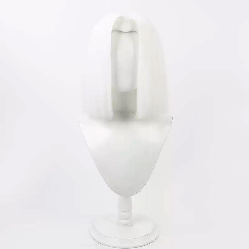 Hazbin Hotel Lute White Cosplay Wig - lemailwigs