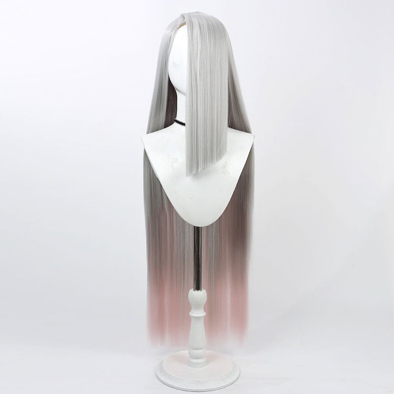 Hazbin Hotel Vaggie White Long Cosplay Wigs - lemailwigs