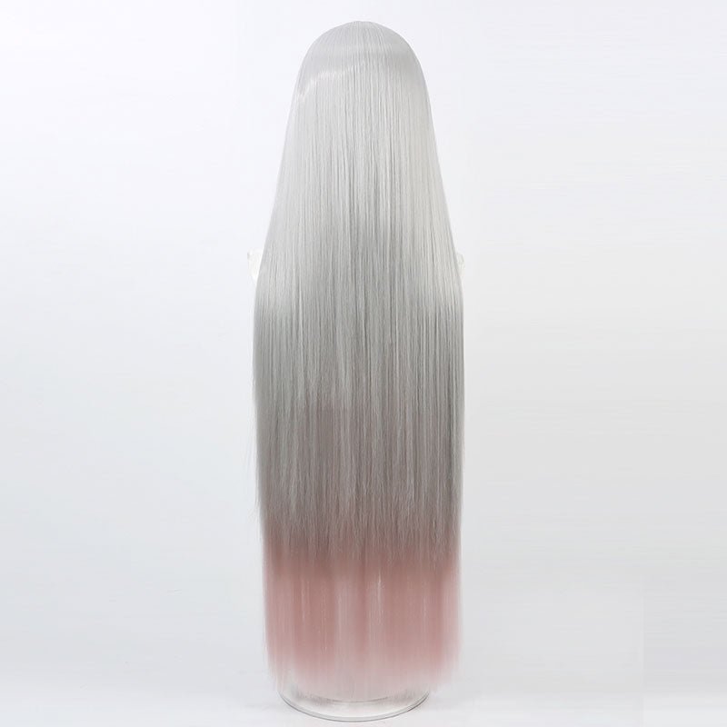 Hazbin Hotel Vaggie White Long Cosplay Wigs - lemailwigs