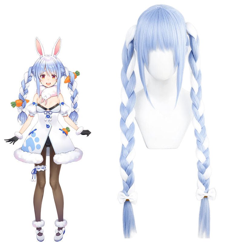 Hololive Vtuber Usada Pekora Cosplay Wig - lemailwigs