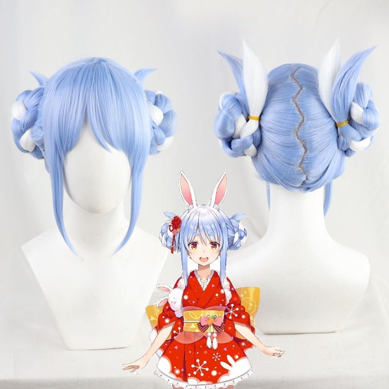 Hololive Vtuber Usada Pekora Cosplay Wig - lemailwigs