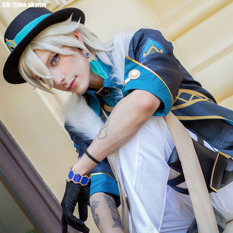 Honkai: Star Rail Aventurine Light White Cosplay Wig - lemailwigs